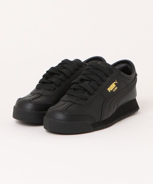 PUMA Roma 68 ブラックシューズ Puma ROMA 68 REVIVAL PUMA BLACK/PUMA TEAM GOLD – mita sneakers