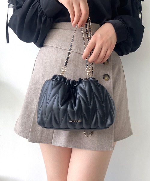 AS KNOW AS（アズノゥアズ） ショルダーバッグ バッグ キルティング