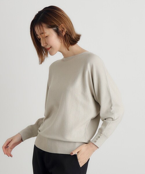 grove ニット セーター ラメドルマンニットプルオーバー