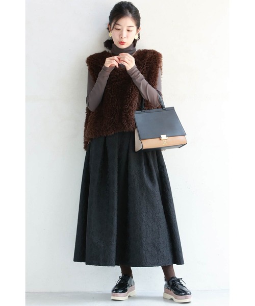 cawaii スカート パリジェンヌ気分 クラシカル ジャガードスカート