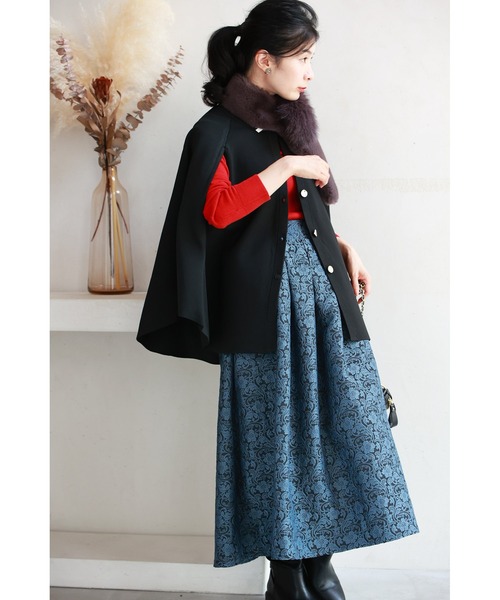 cawaii スカート パリジェンヌ気分 クラシカル ジャガードスカート