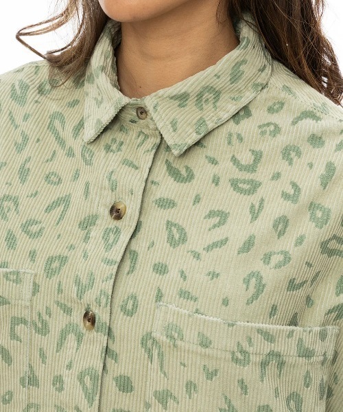 ブラウス シャツ BILLABONG レディース STOKED ON YOU PRINT  長袖シャツ  「2024年秋冬モデル」/ビラボン総柄シャツ BILLABONG ブラウス シャツ レディース STOKED ON YOU PRINT