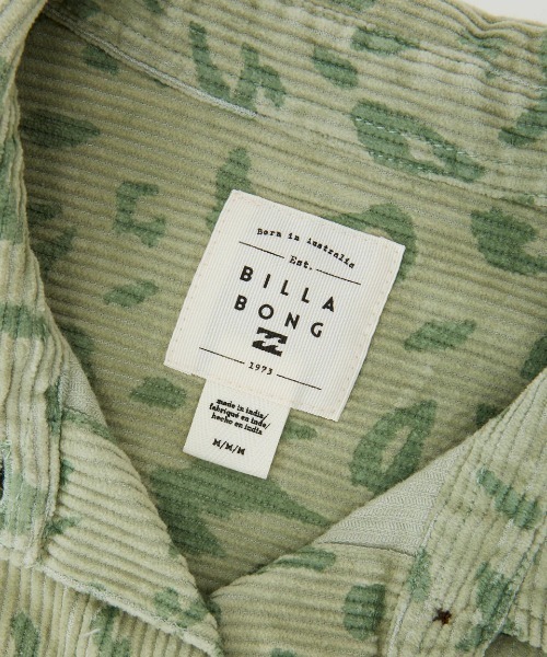 ブラウス シャツ BILLABONG レディース STOKED ON YOU PRINT  長袖シャツ  「2024年秋冬モデル」/ビラボン総柄シャツ BILLABONG ブラウス シャツ レディース STOKED ON YOU PRINT