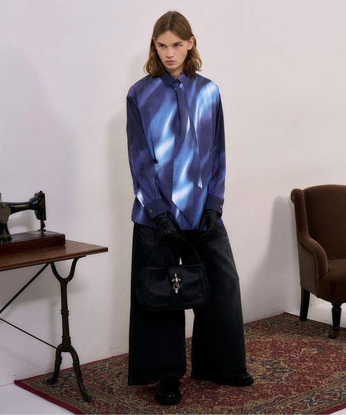 BLAYMORE シャツ Aurora Dechine Shirt with Scarf / オーロラシャツ