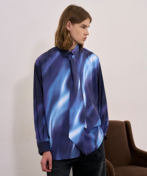 BLAYMORE シャツ Aurora Dechine Shirt with Scarf / オーロラシャツ