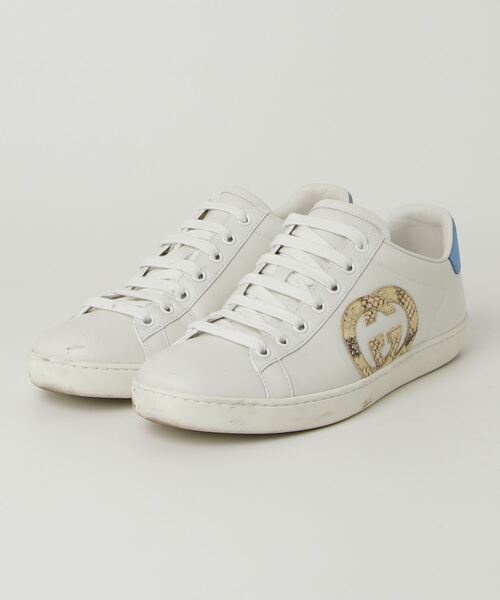 GUCCI」 ローカットスニーカー 39 ホワイト レディース : 87248105 
