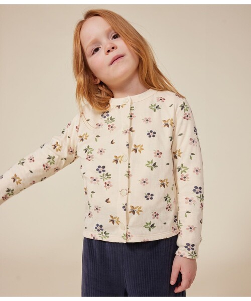 プチバトー　キルティングカーディガン　未使用品 PETIT BATEAU（プチバトー） カーディガン チュビックキルティング