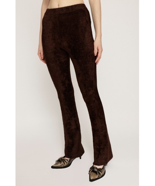 SLY（スライ） スラックス パンツ TIDY SHAGGY FLARE PT タイディ