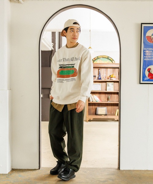 niko and…（ニコアンド） トレーナー スウェット アソートレトロBIG