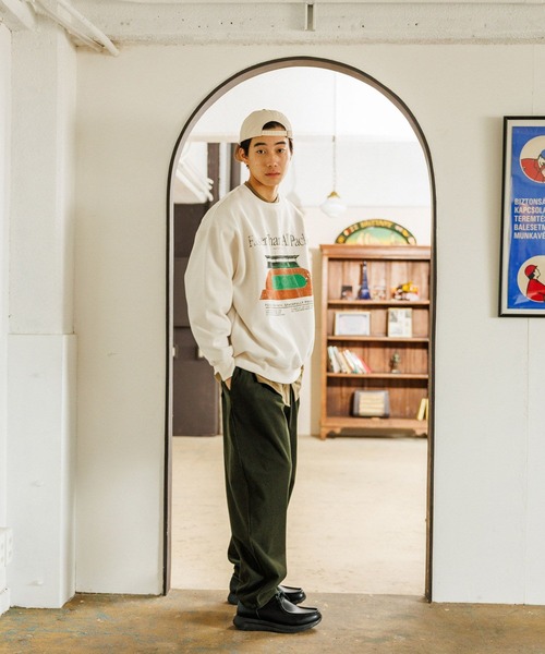 niko and…（ニコアンド） トレーナー スウェット アソートレトロBIG