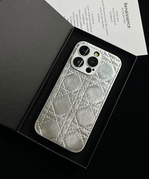 shopnikoniko（ショップにこにこ） スマホケース ダイヤキルティング風