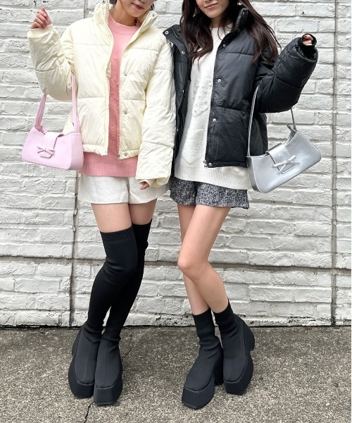 ダウンコート ダウンジャケット 「シンプル可愛い冬コーデに」ショート
