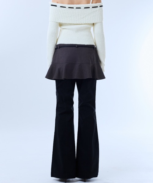 LUVISTRUE パンツ FS LAYERED SKIRT PANTS レディース