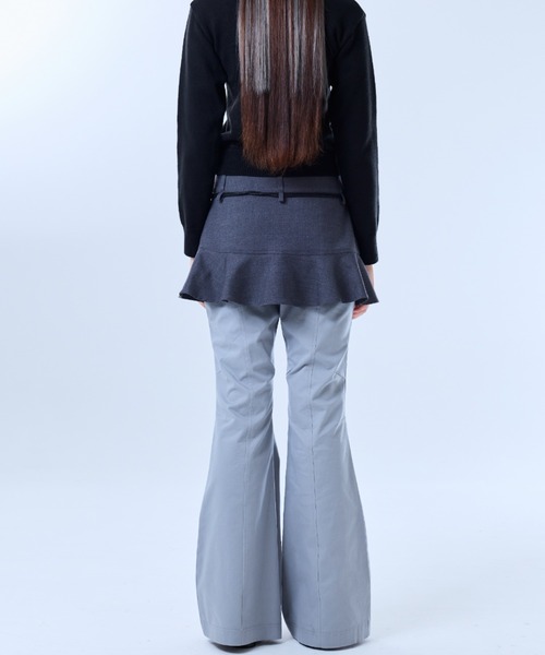 LUVISTRUE SKIRTPANTS スカートパンツ PA プリーツスカートパンツ（ブラック） - LUVISTRUE | 60