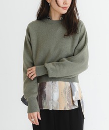 ニット セーター new basic　カシミヤコットンクルーネックニット レディース｜ZOZOTOWN Yahoo!店