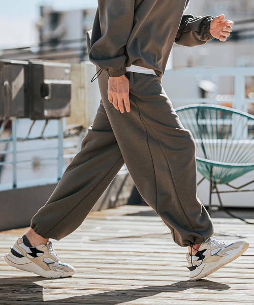 CAMBIO（カンビオ） パンツ mp13121-裾絞りポンチイージーパンツ