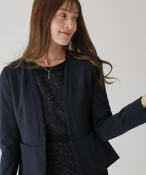 COUP DE CHANCE（クードシャンス） ジャケット ノーカラージャケット