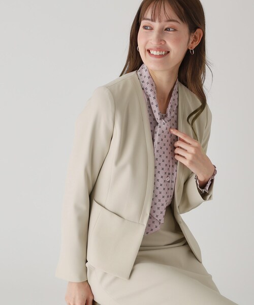 COUP DE CHANCE（クードシャンス） ジャケット ノーカラージャケット