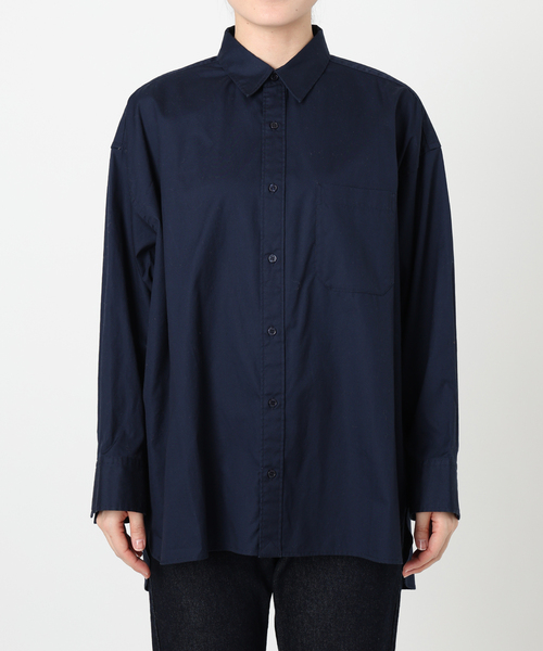SLOBE IENA ファインOXオーバーロングシャツ 一部店舗・WEB限定カラーあり/追加》ファインOXオーバーロング