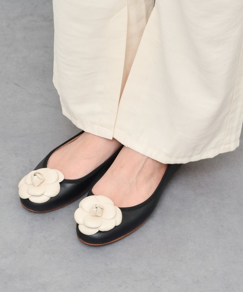 FABIO RUSCONI ラウンドトウベーシックバレエシューズ INTER-CHAUSSURES｜【FABIO RUSCONI】ラウンドトウベーシック
