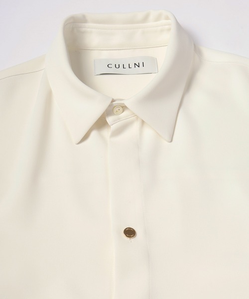 CULLNI シャツ Double Satin Bow Tie Short Sleeve Shirt メンズ