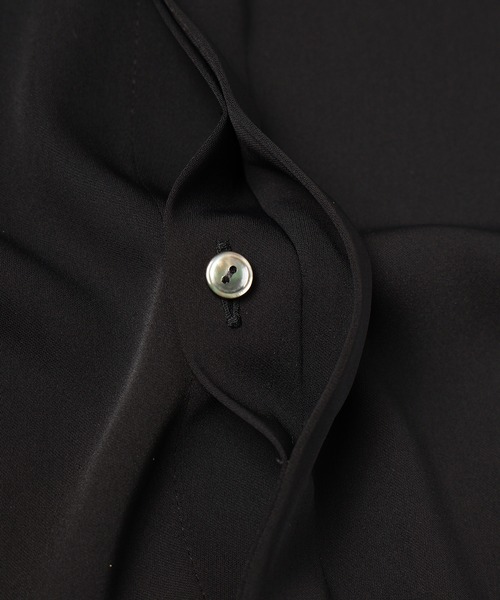 CULLNI シャツ Double Satin Bow Tie Short Sleeve Shirt メンズ