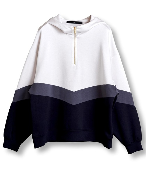 NO ID.（ノーアイディー） パーカー 「NO ID.」Changing Half Zip