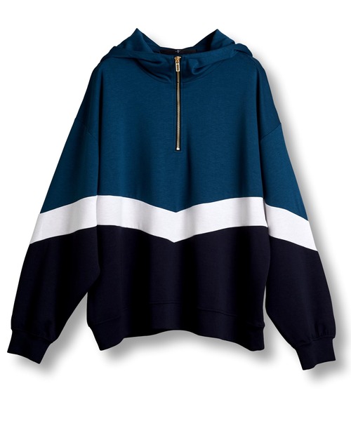ZEROBASEONE HERE&NOW ハーフジップパーカー NO ID.（ノーアイディー） パーカー 「NO ID.」Changing Half Zip