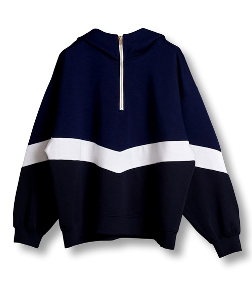 NO ID.（ノーアイディー） パーカー 「NO ID.」Changing Half Zip