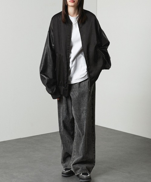 Alfred Alex」 ジップアップブルゾン L ブラック メンズ : ZOZOTOWN