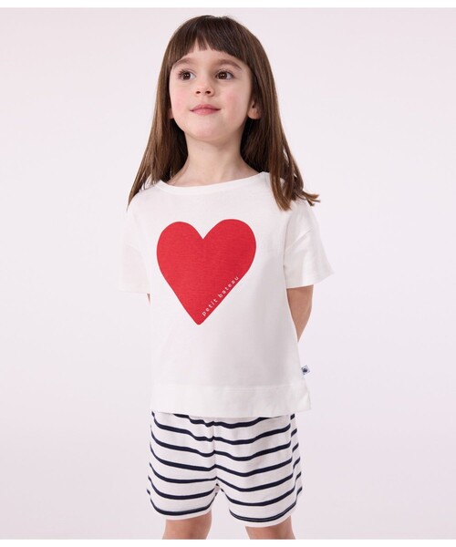 PETIT BATEAU（プチバトー） パジャマ 半袖パジャマ キッズ 子供 