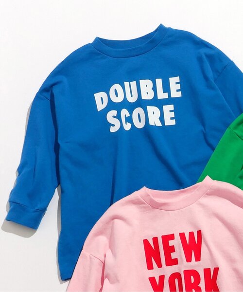 BREEZE（ブリーズ） tシャツ 「ジュニア対応」カラフルロゴBIGロンT