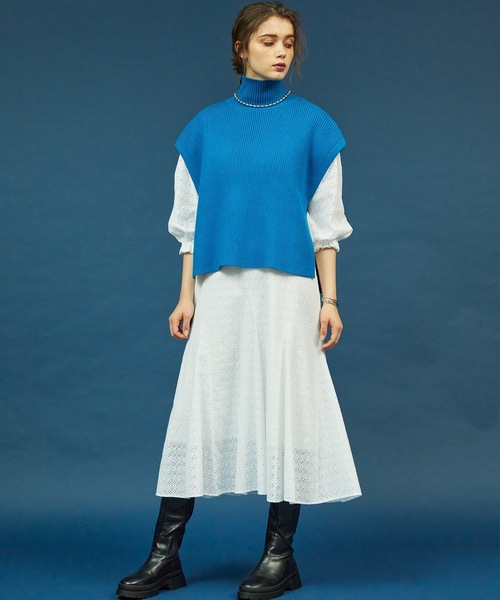 「SUGAR ROSE」 タートルネックニット FREE ブラック レディース_画像7