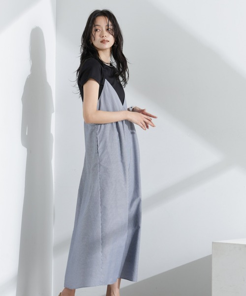 NANO universe（ナノ・ユニバース） ワンピース ストライプフレア