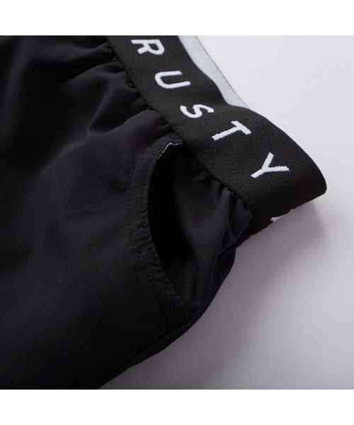 RUSTY（ラスティ） 水着 ブランド ロゴ 半袖 Tシャツ ブラトップ