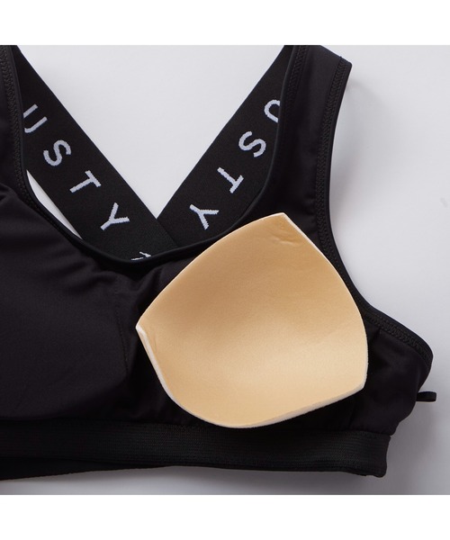 水着 RUSTY ラスティ ブランド ロゴ 半袖 Tシャツ ブラトップ ショートパンツ タンキニ 水着 4点セット セットアイテム キッズ 子供の画像