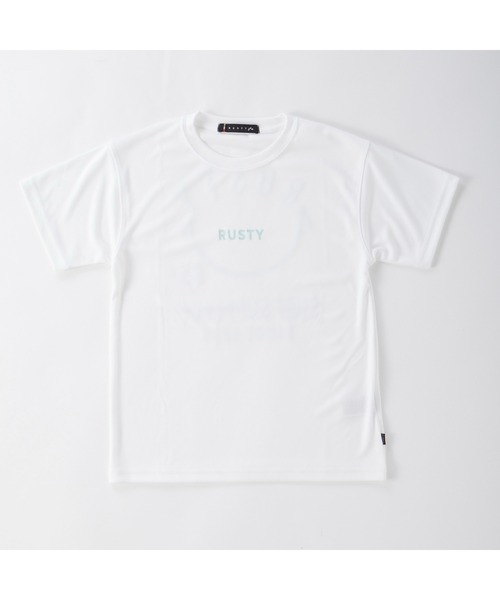 RUSTY（ラスティ） 水着 ブランド ロゴ 半袖 Tシャツ ブラトップ