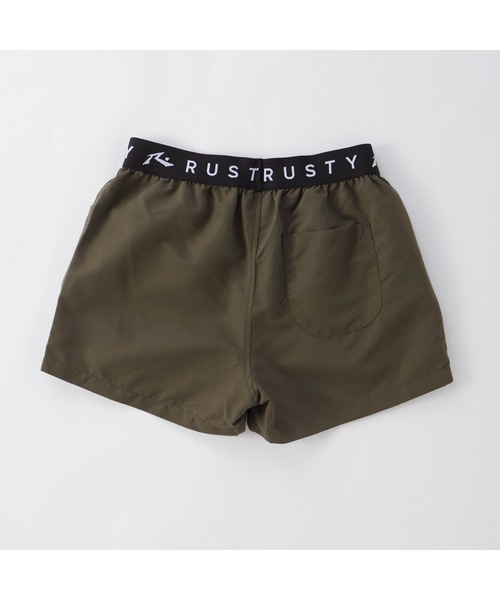 水着 RUSTY ラスティ ブランド ロゴ 半袖 Tシャツ ブラトップ ショートパンツ タンキニ 水着 4点セット セットアイテム キッズ 子供の画像