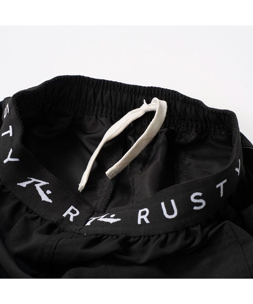 RUSTY（ラスティ） 水着 ブランド ロゴ 半袖 Tシャツ ブラトップ