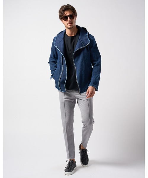 wjk ブルゾン アウター 「LEON×B'2nd×wjk」hooded wrap blouson