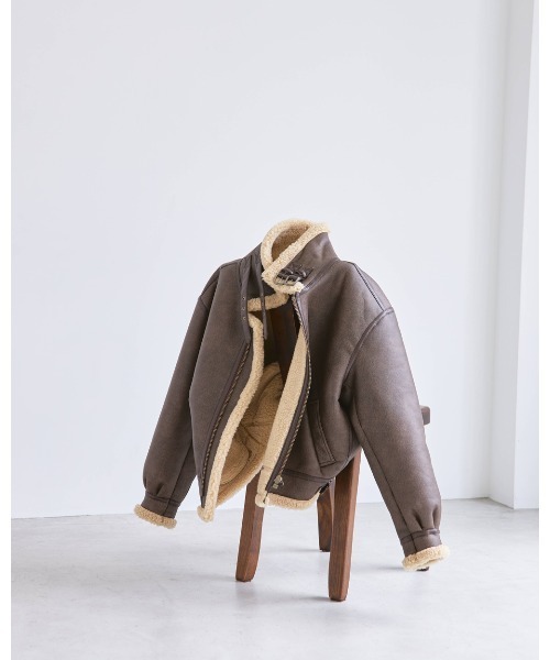 「TODAYFUL」 ジップアップブルゾン 36inch ブラック レディース_画像2