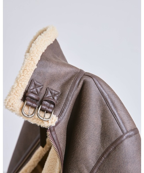 「TODAYFUL」 ジップアップブルゾン 36inch ブラック レディース_画像3