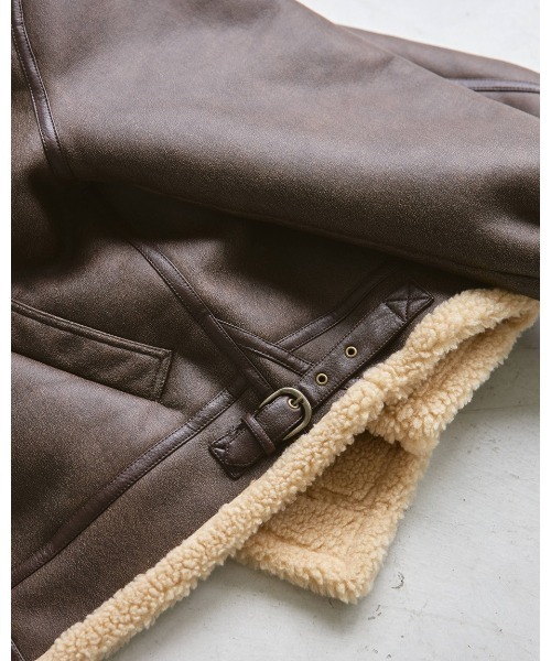 「TODAYFUL」 ジップアップブルゾン 36inch ブラック レディース_画像4