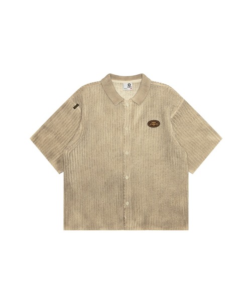 セーター ニット AAPE SHORT SLEEVE KNIT SHIRTS メンズ