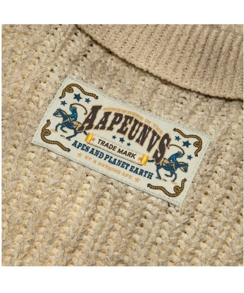 セーター ニット AAPE SHORT SLEEVE KNIT SHIRTS メンズ