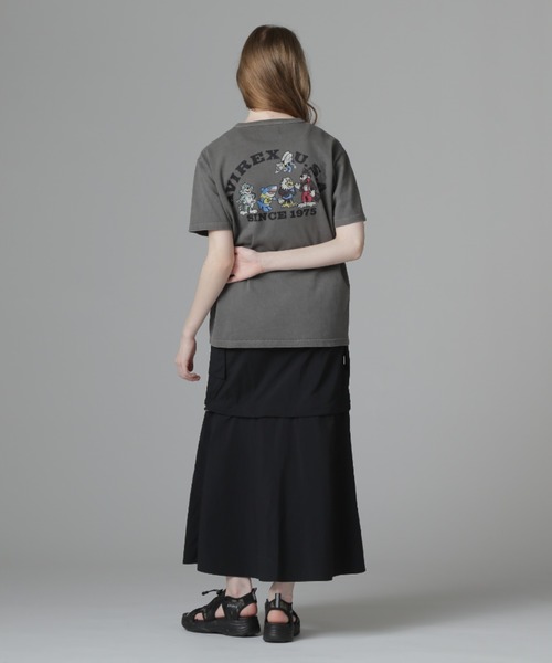 国内発送【AVIREX】フェードウォッシュプリントTシャツ FADE WASH PRINT T-SHIRT/フェードウォッシュプリントTシャツ