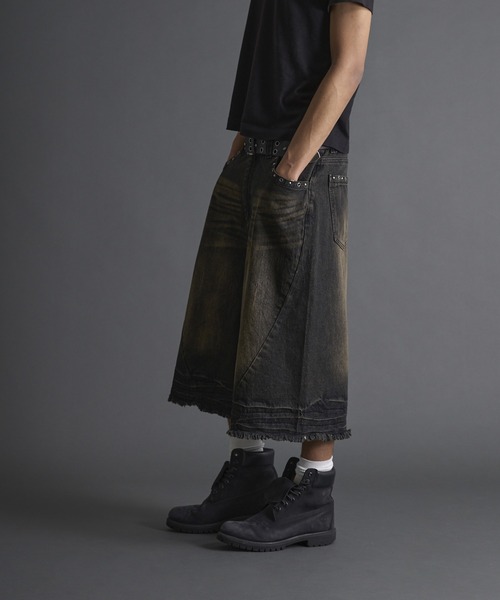 【ANDER HUNK】　Studs Design Baggy Slacks 4/11(Fri) 12:00〜 New release item !! 「Studs Design Baggy