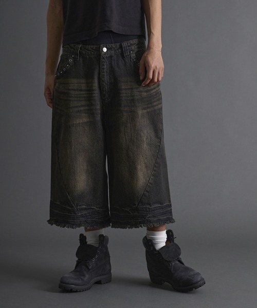 【ANDER HUNK】　Studs Design Baggy Slacks M ANDER HUNK】 Studs Design Baggy Slacks M