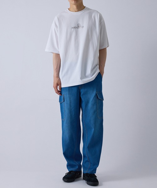 j.n.r.d ワイドパンツ パンツ 「軽量・メッシュ」「セットアップ対応