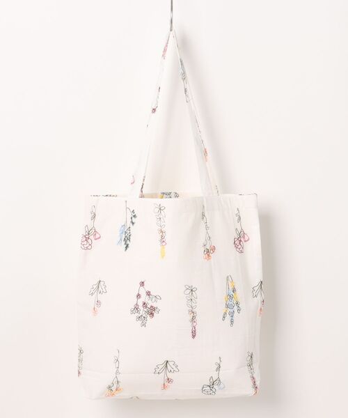 TONE SELECT GOODS トートバッグ Liaa/花柄 刺繍 ハート柄 トート